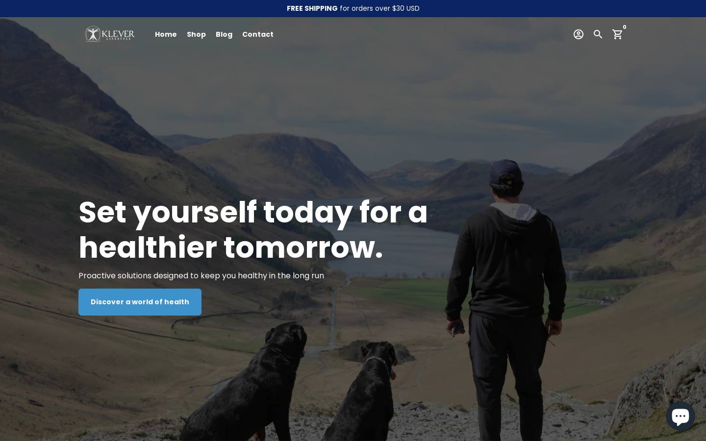 kleverlifestyle.com homepage screenshot