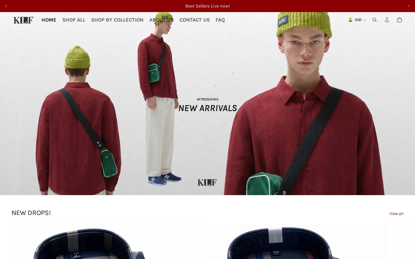 klflifestyle.in homepage screenshot