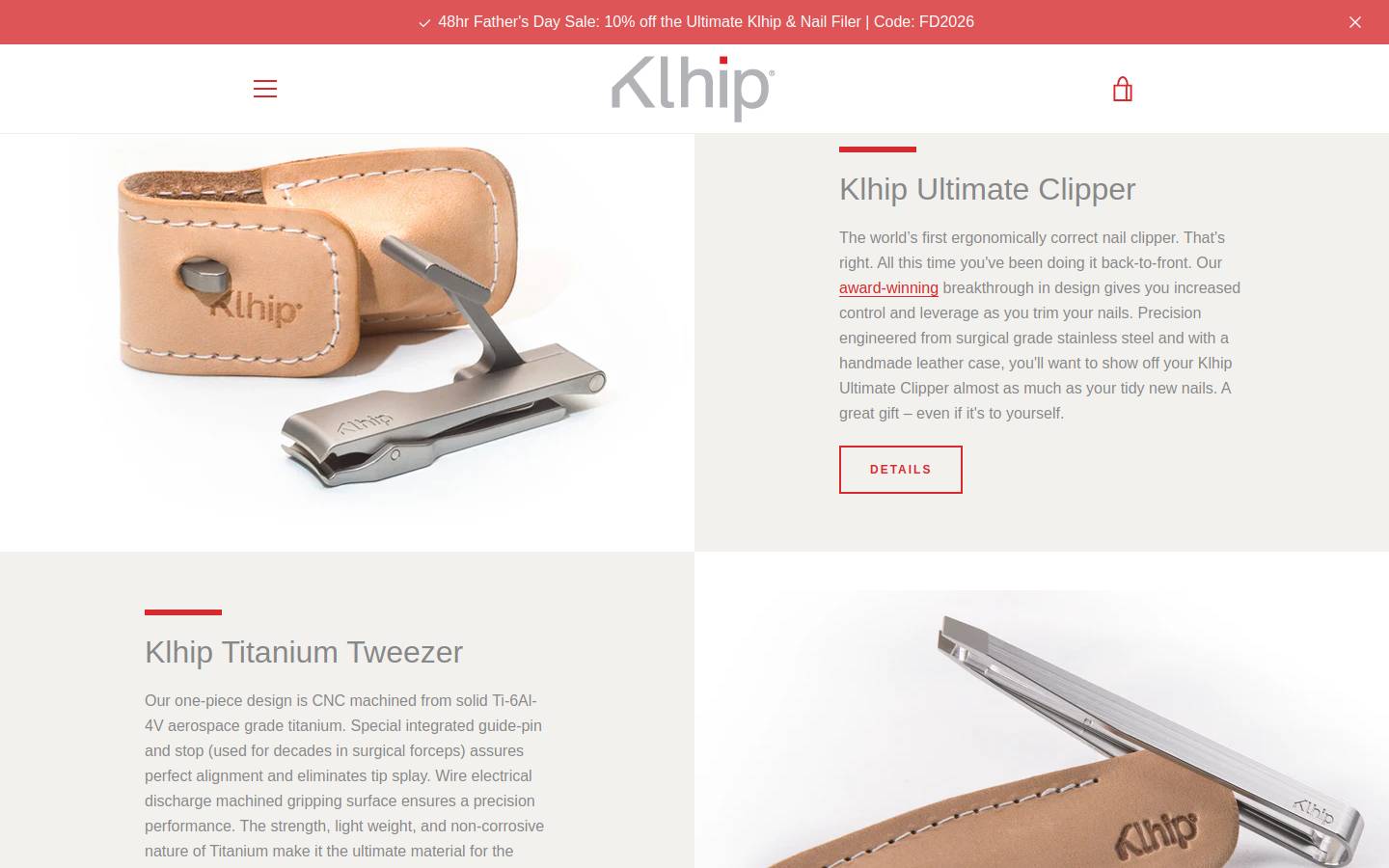 klhip.com homepage screenshot