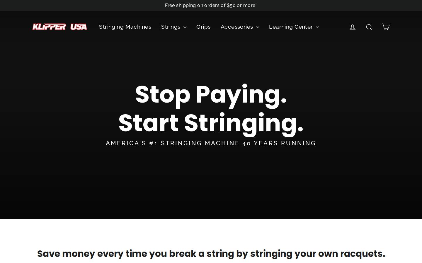 klipperusa.com homepage screenshot