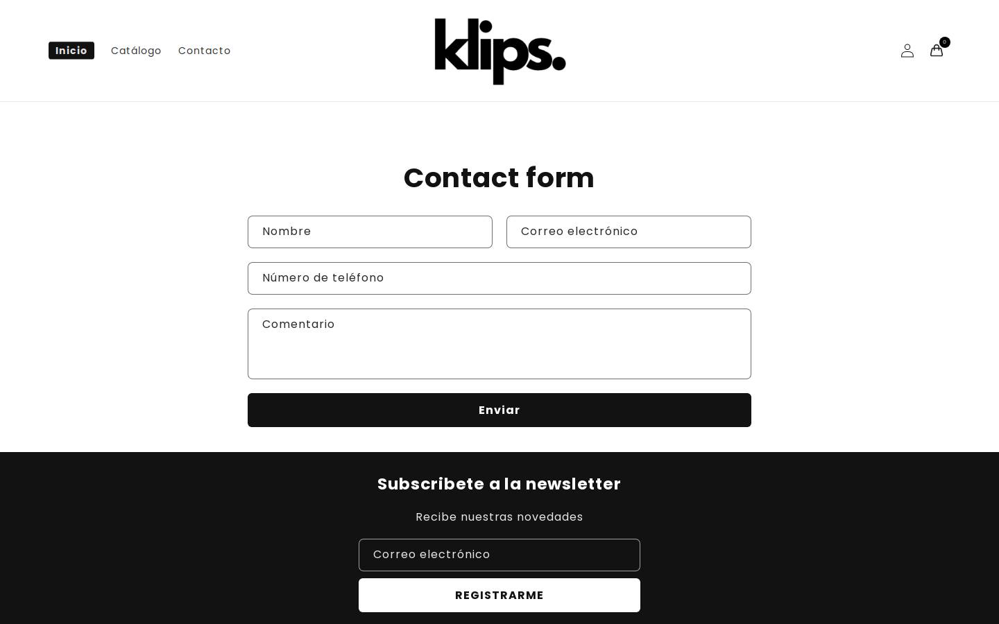 klips.com homepage screenshot