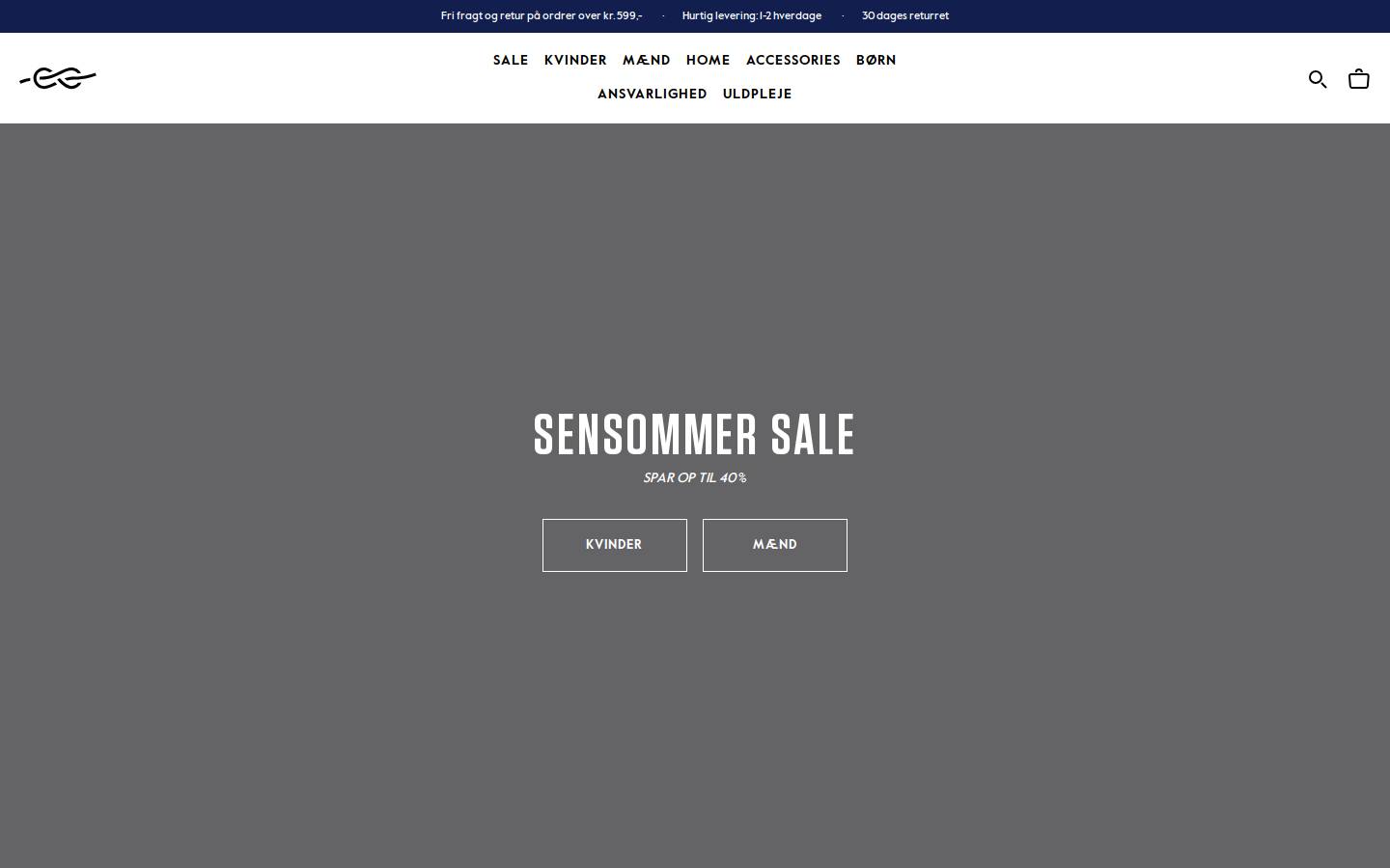 Klitmøller Collective homepage screenshot