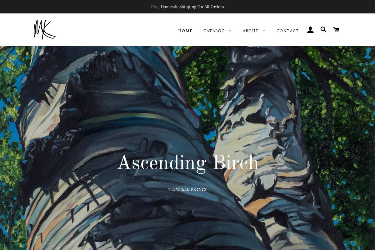 kloosterart.com homepage screenshot