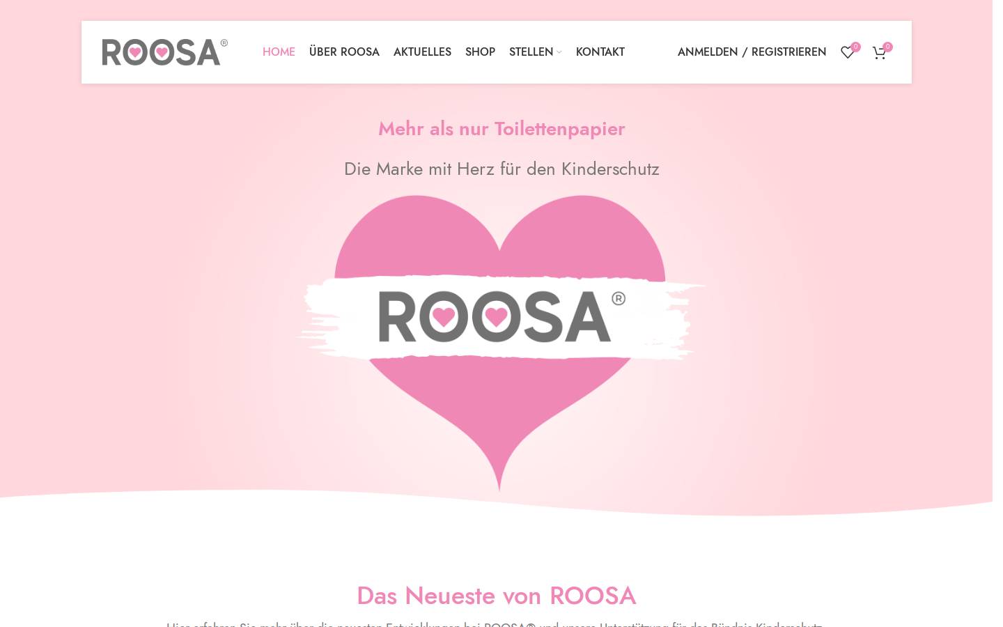 klopapierfueralle.de homepage screenshot