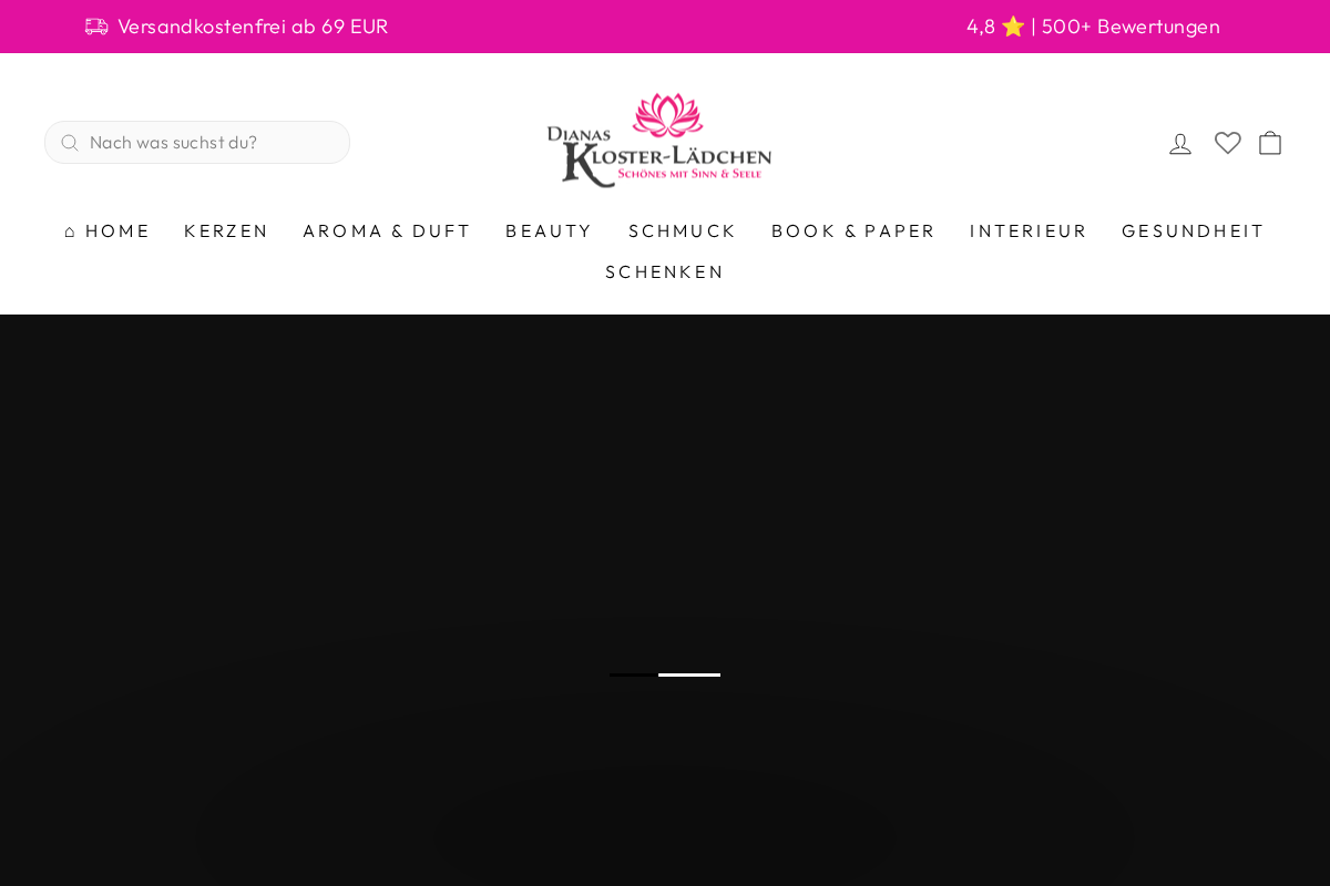 Dianas Klosterlädchen homepage screenshot