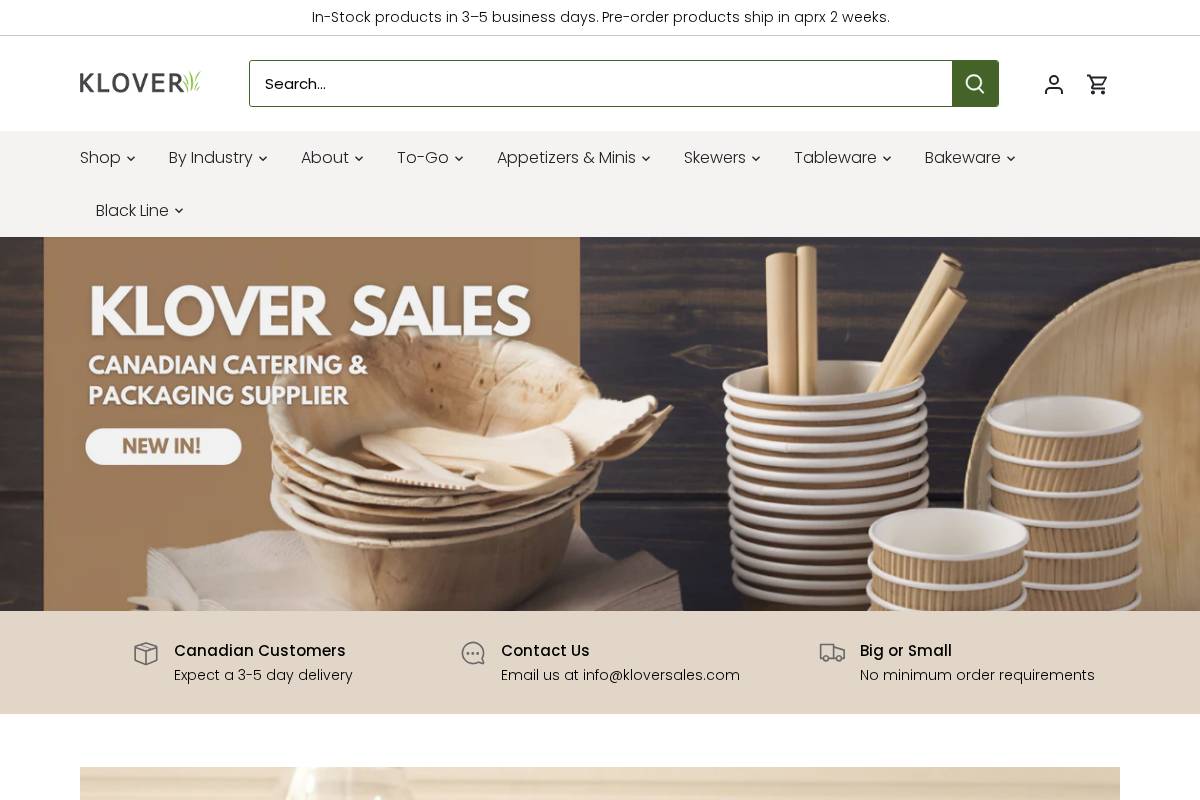 kloversales.com homepage screenshot