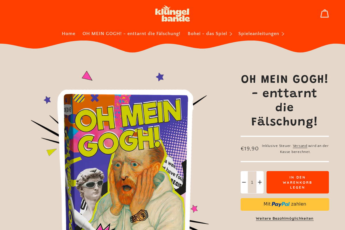 kluengelban.de homepage screenshot