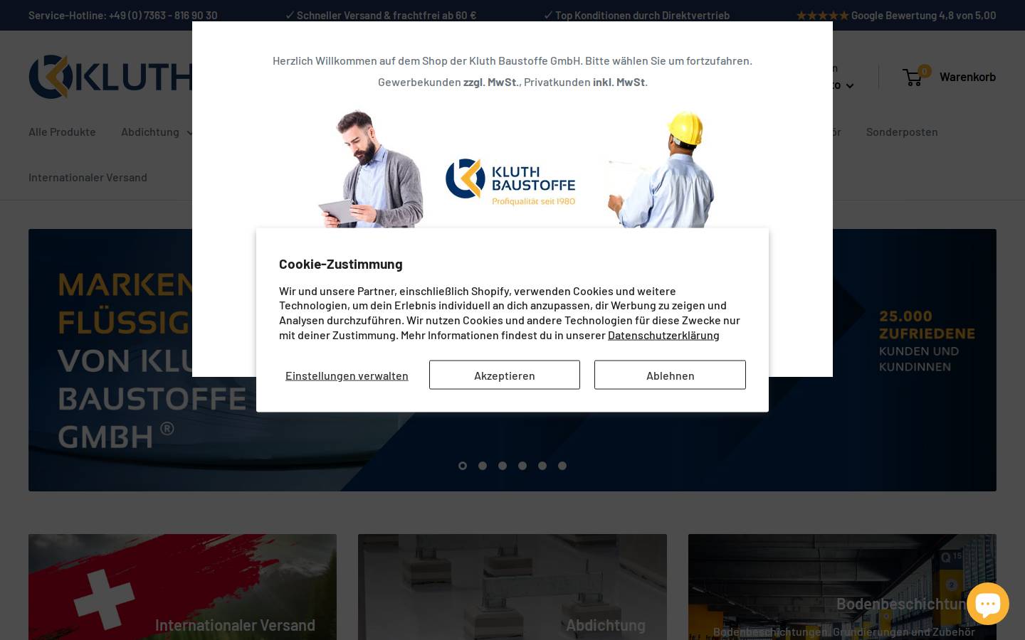 kluth24.de homepage screenshot