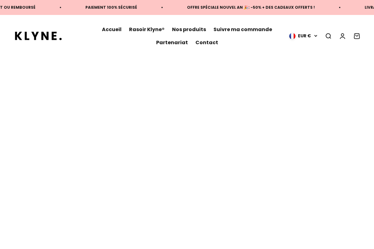 Klyne homepage screenshot