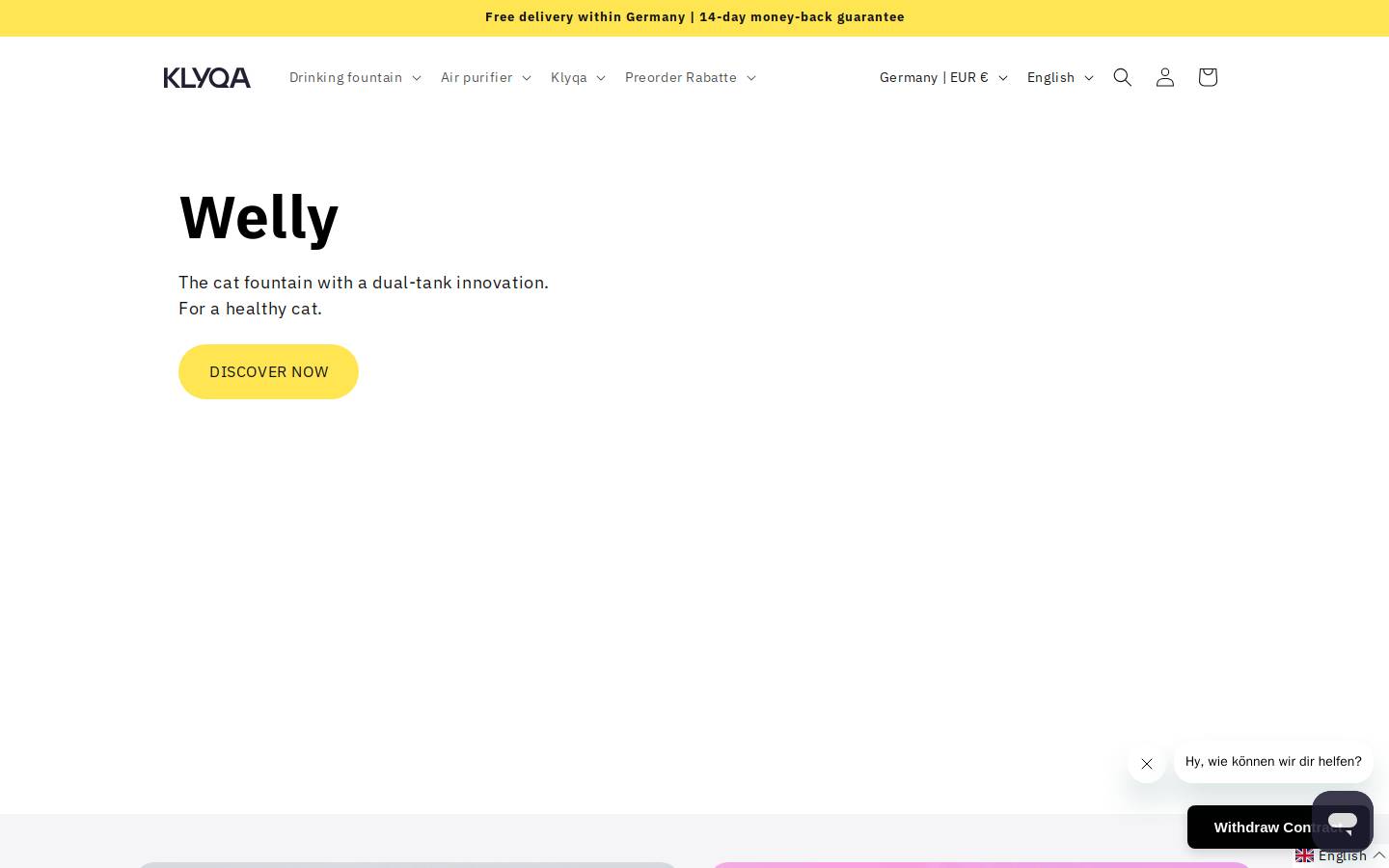 klyqa.ca homepage screenshot