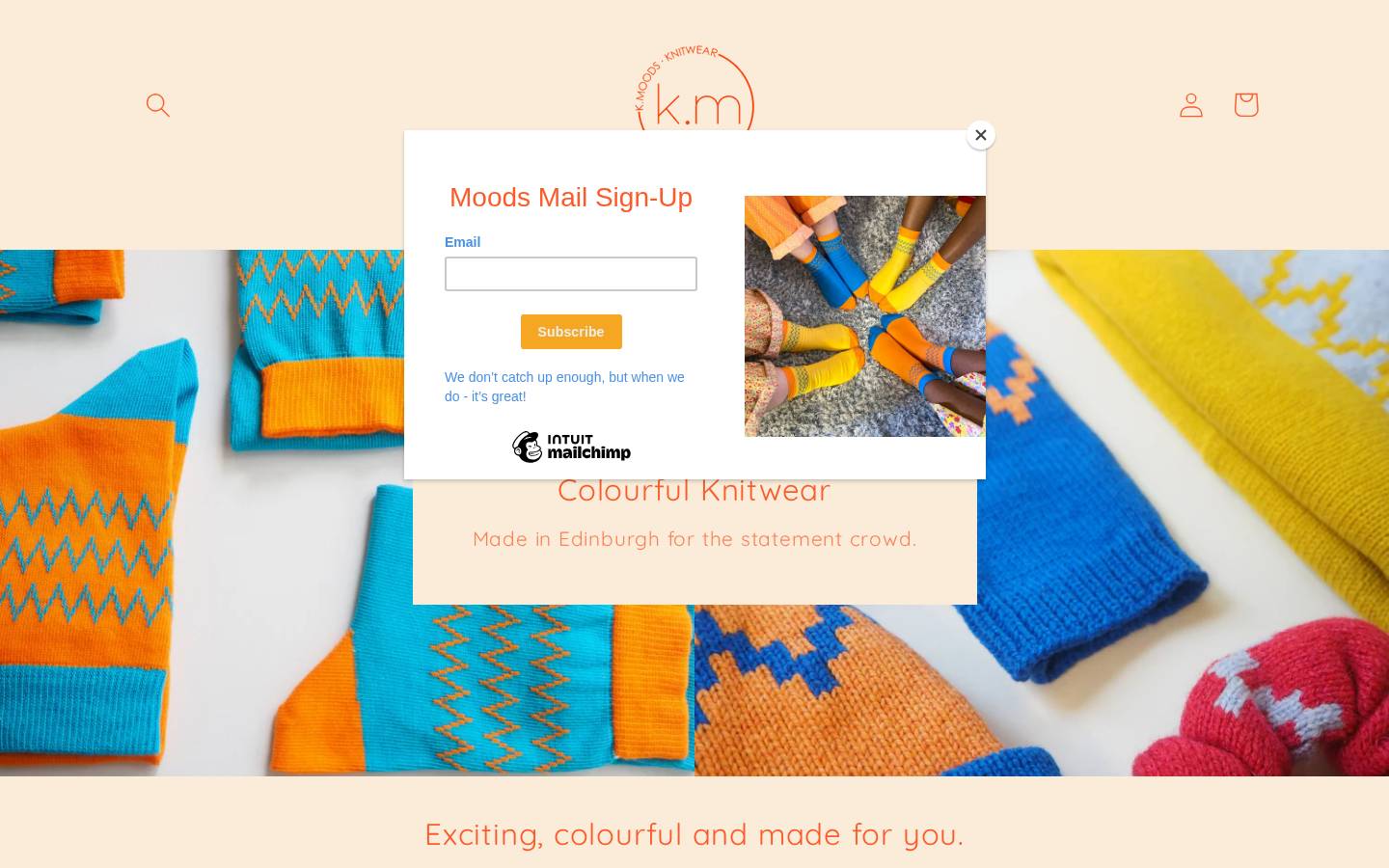 kmoods.com homepage screenshot