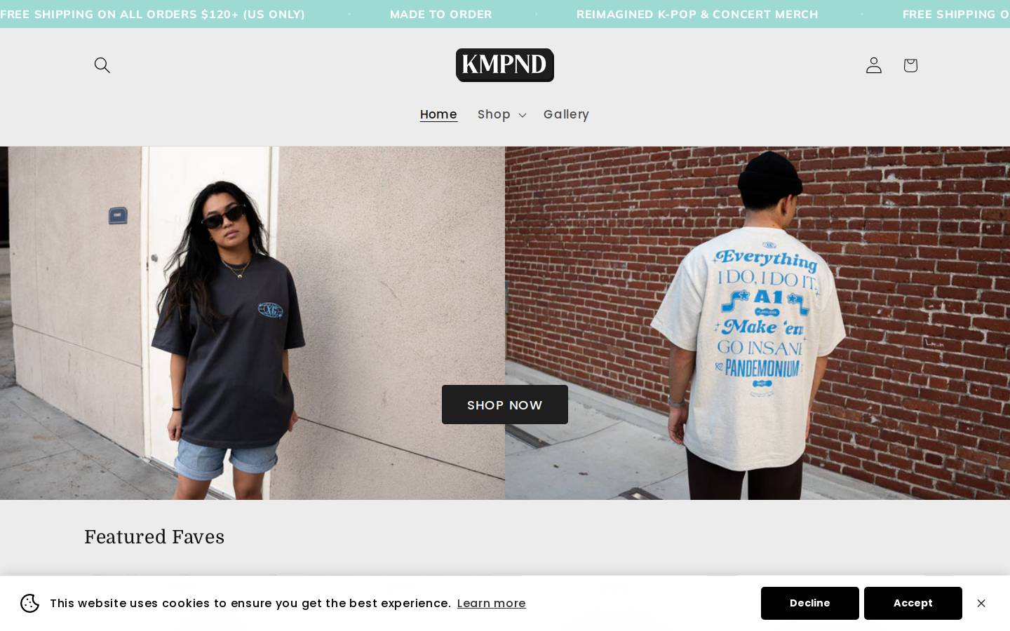 kmpnd.shop homepage screenshot