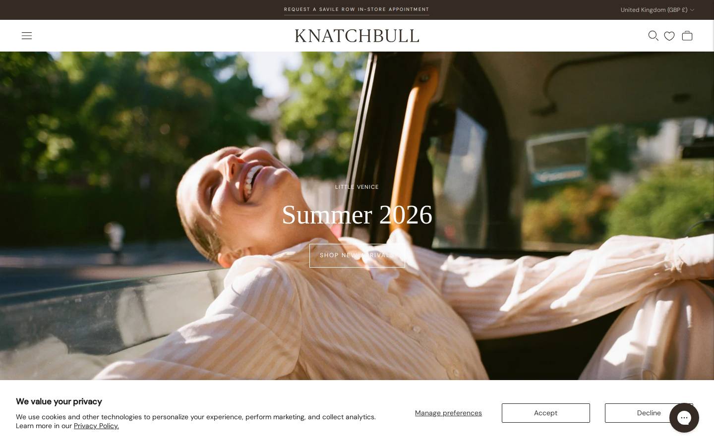 knatchbull.com homepage screenshot