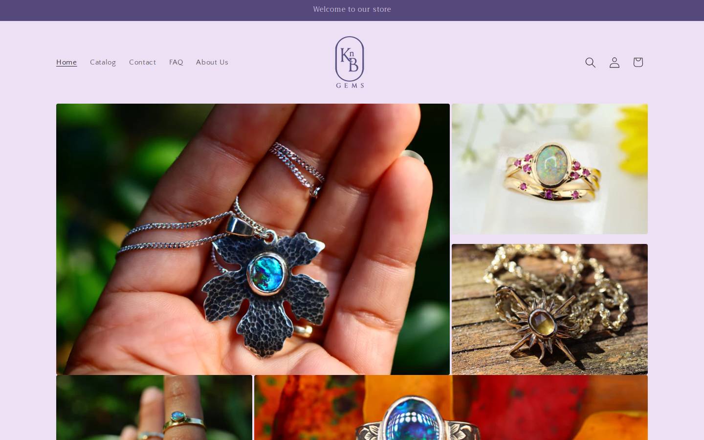 knbgems.shop homepage screenshot