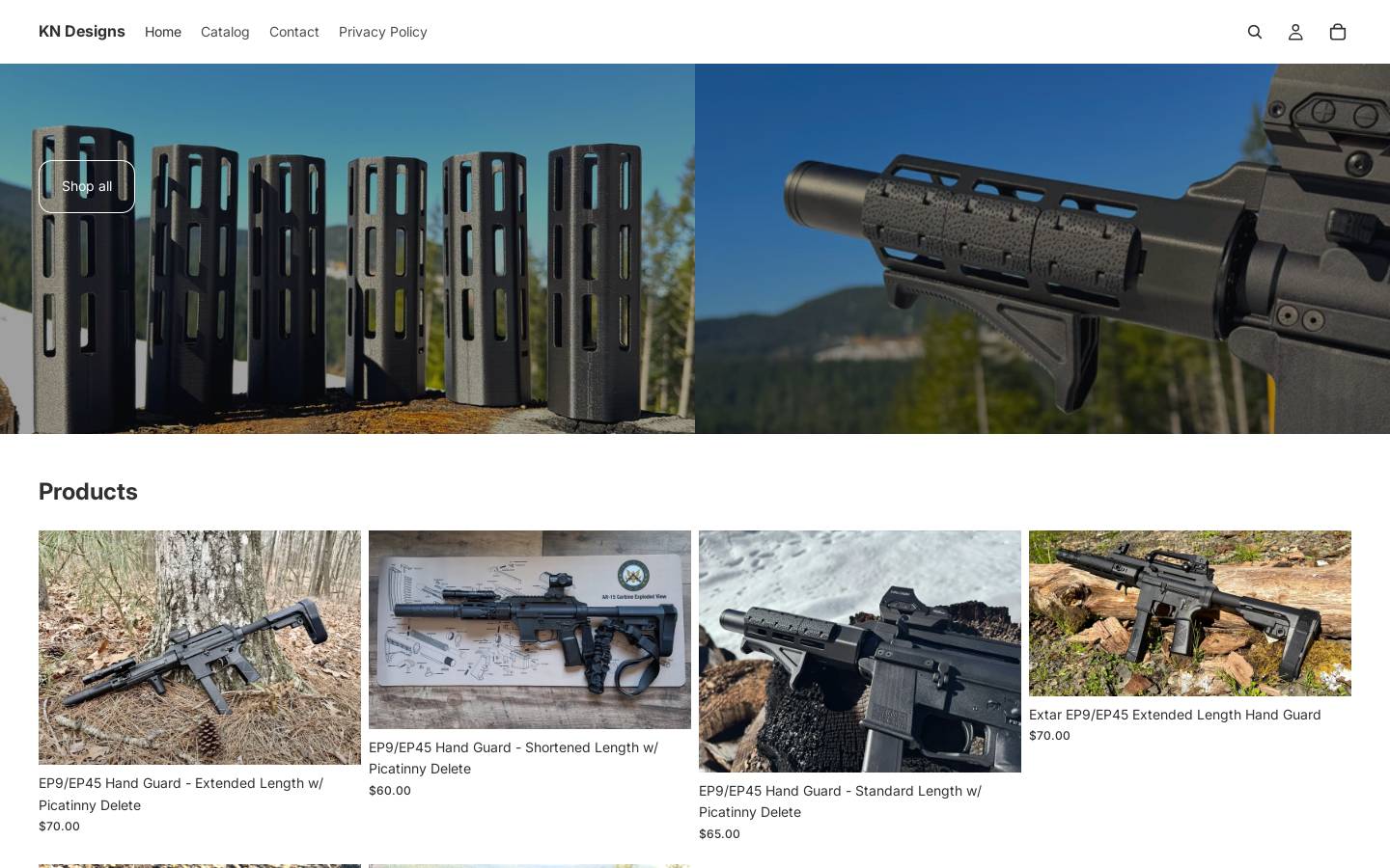 kndesigns.net homepage screenshot
