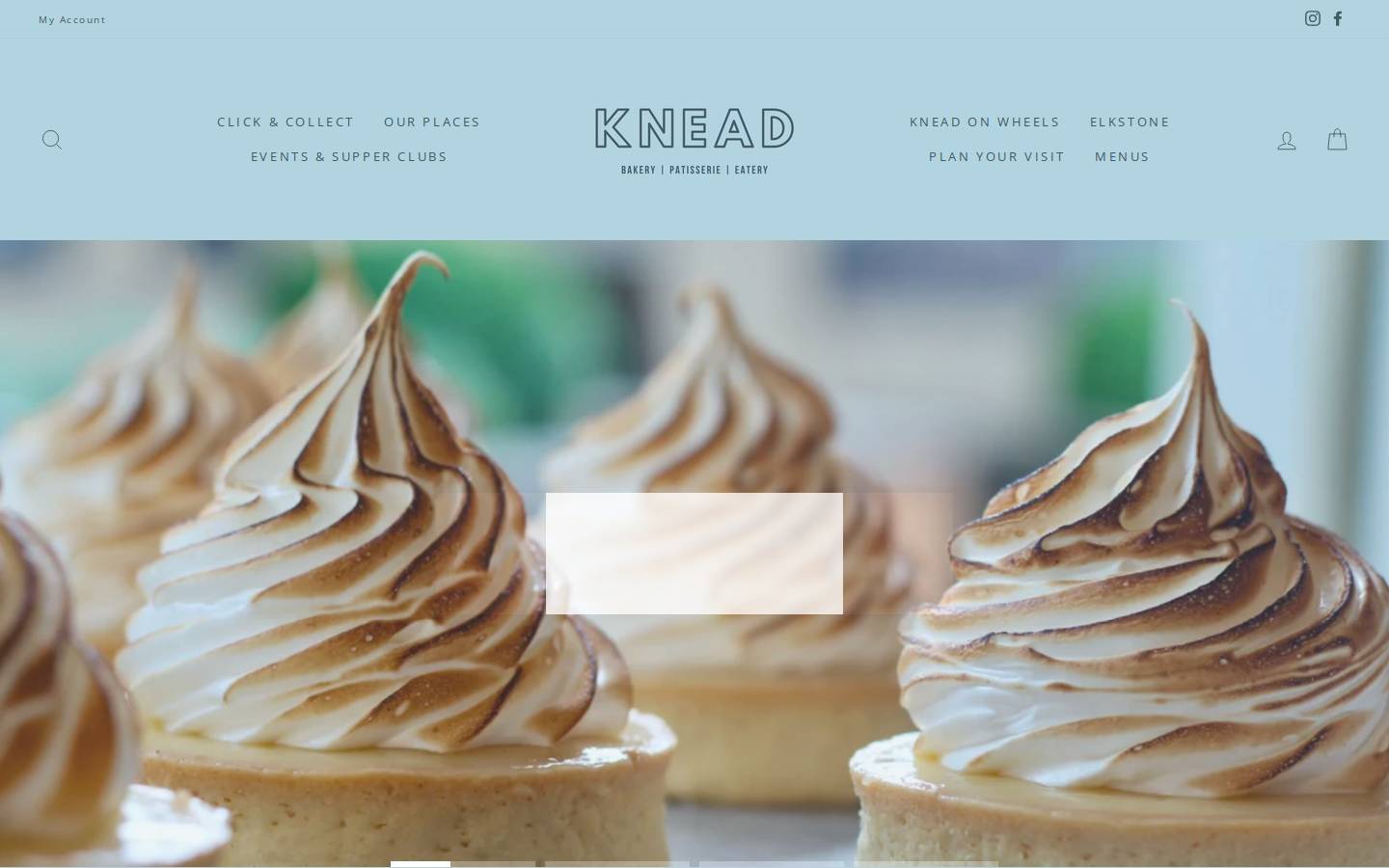 kneadbakery.co.uk homepage screenshot