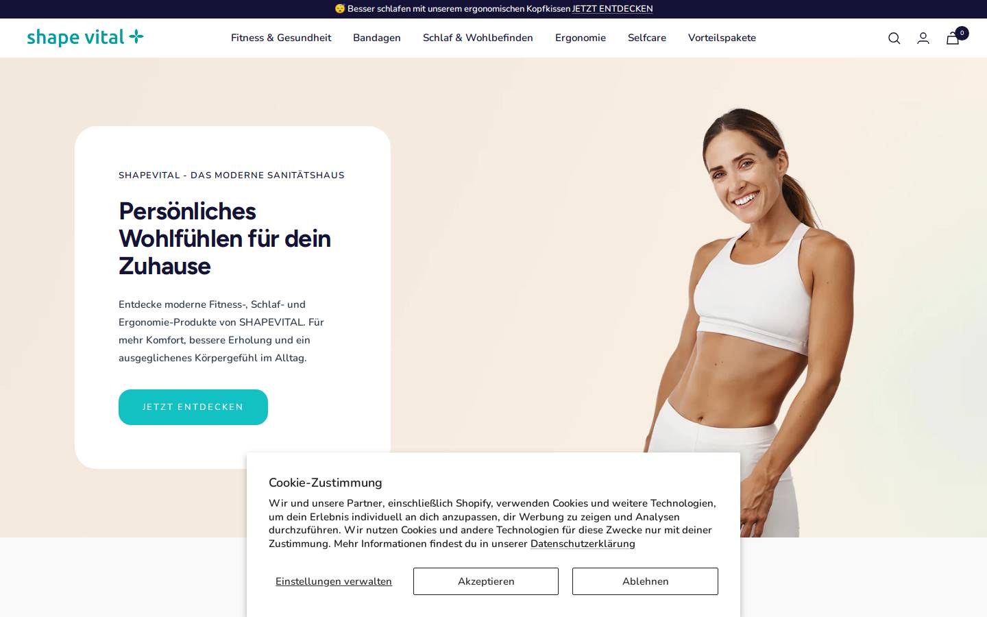 knievital.de homepage screenshot