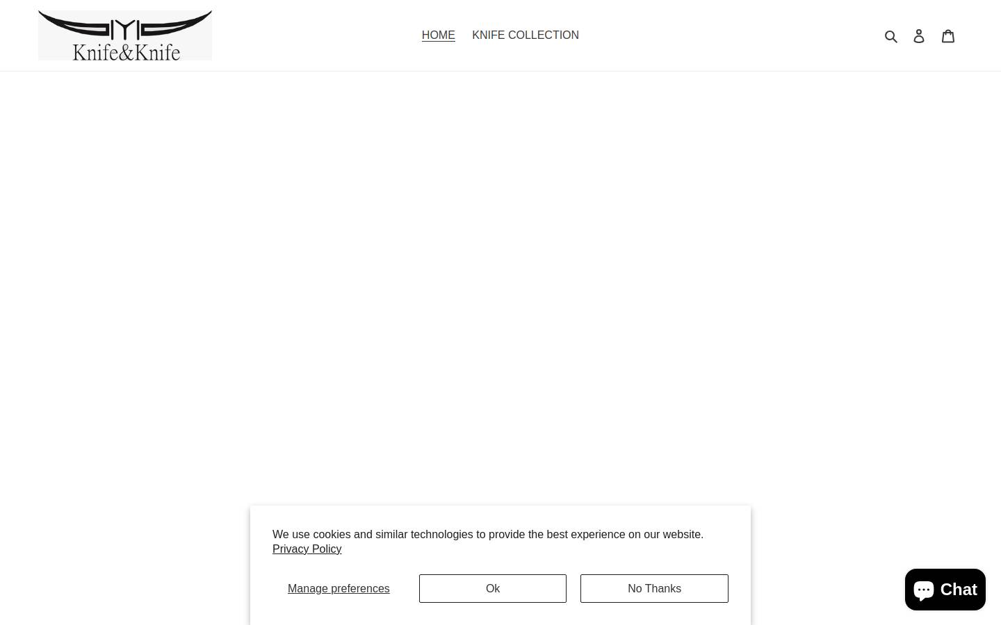 knifeandknife.com homepage screenshot