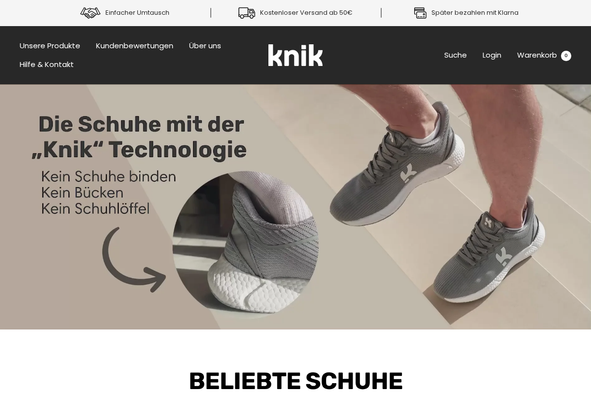 knik.de homepage screenshot