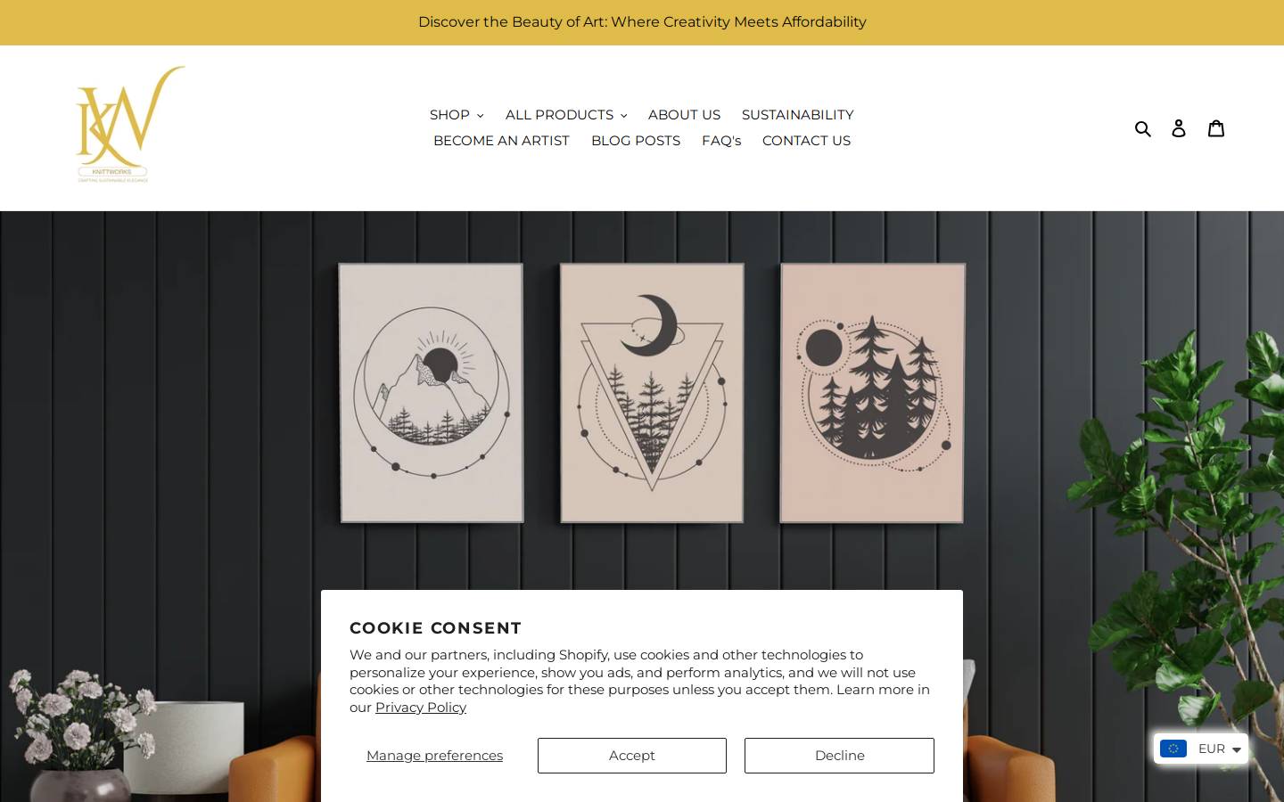 knittworks.com homepage screenshot