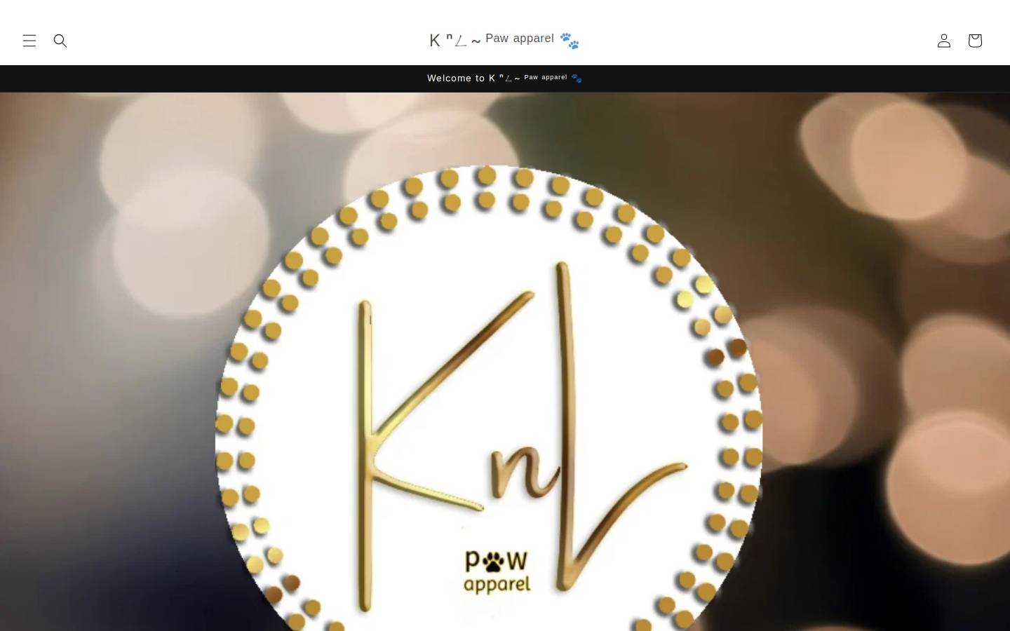knlpawapparel.com homepage screenshot