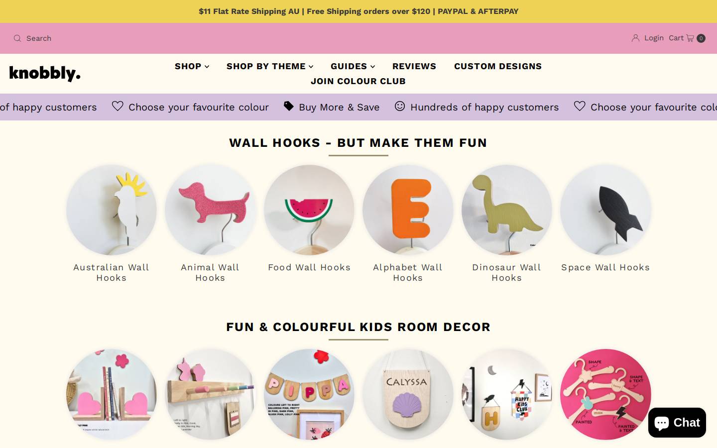 knobbly.com.au homepage screenshot