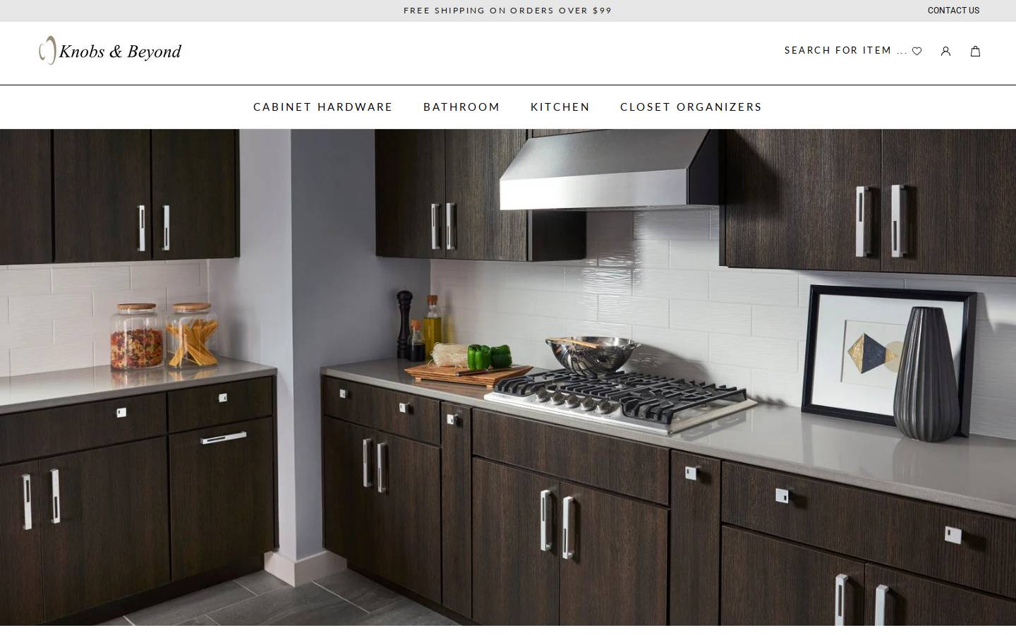 knobsandbeyond.com homepage screenshot