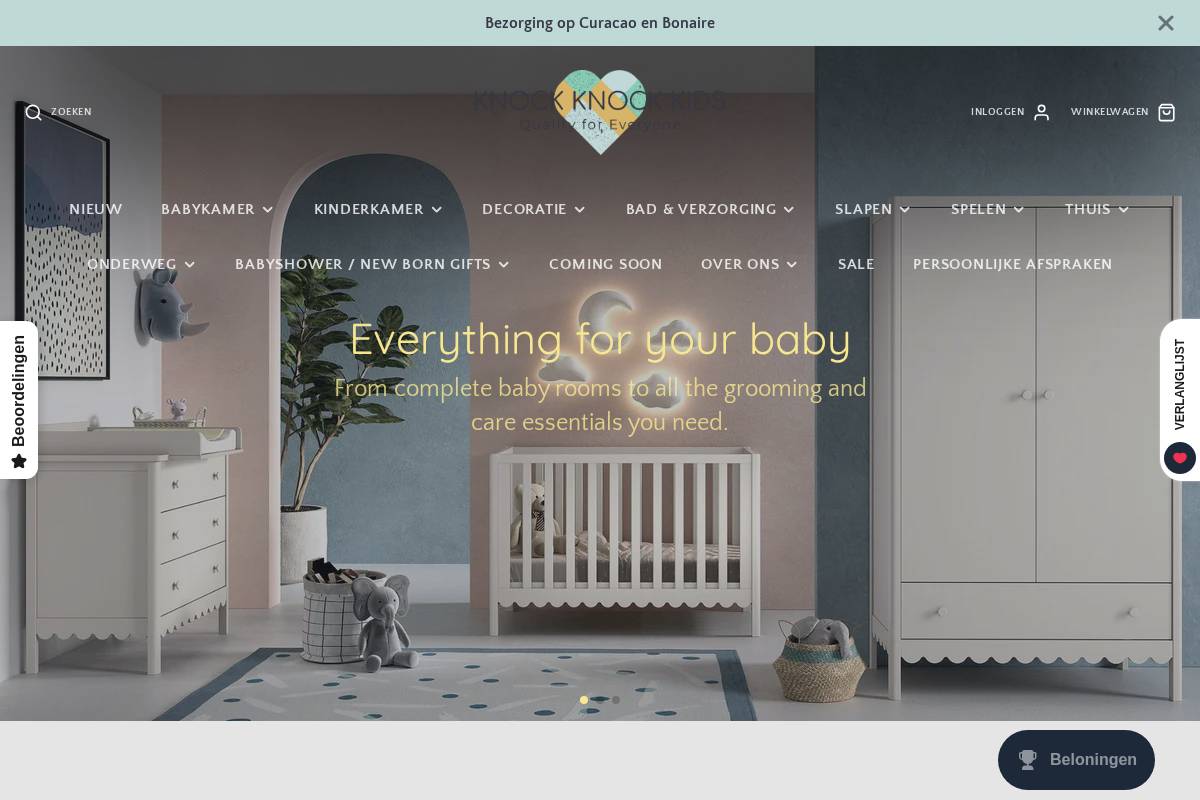 knockknock-kids.com homepage screenshot