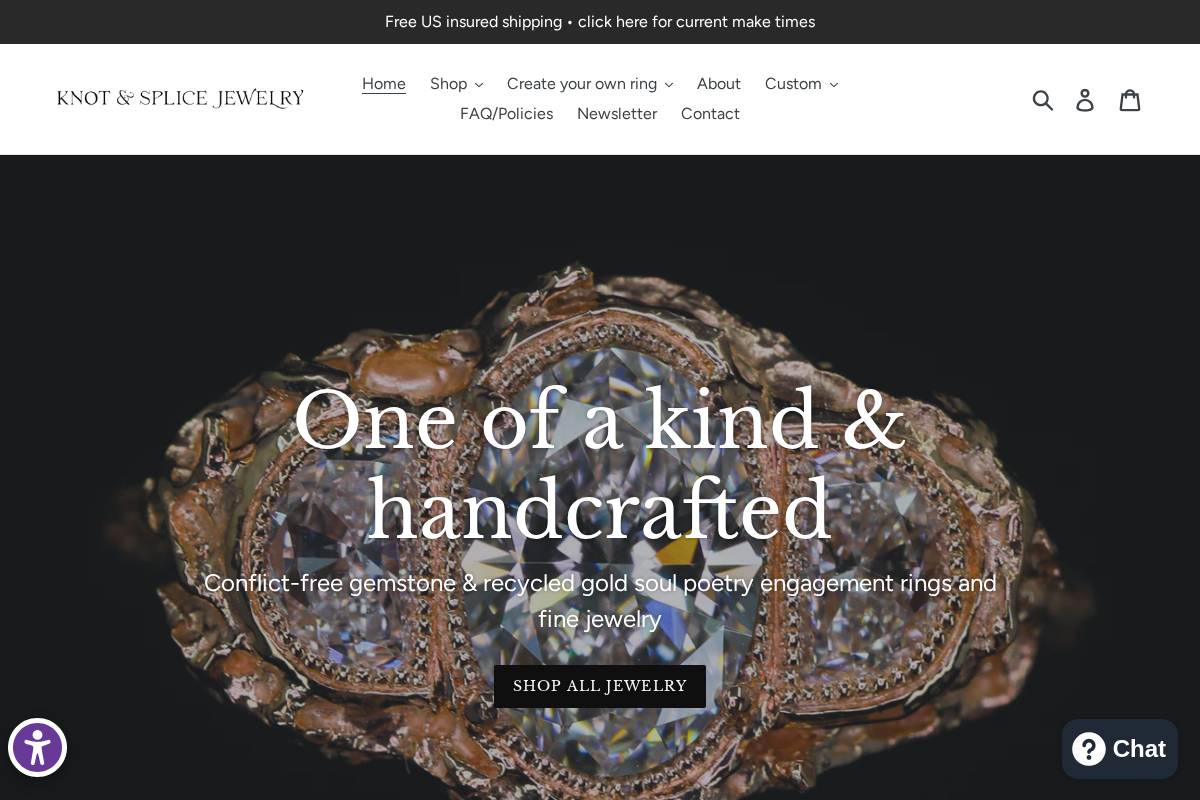 knotandsplice.com homepage screenshot