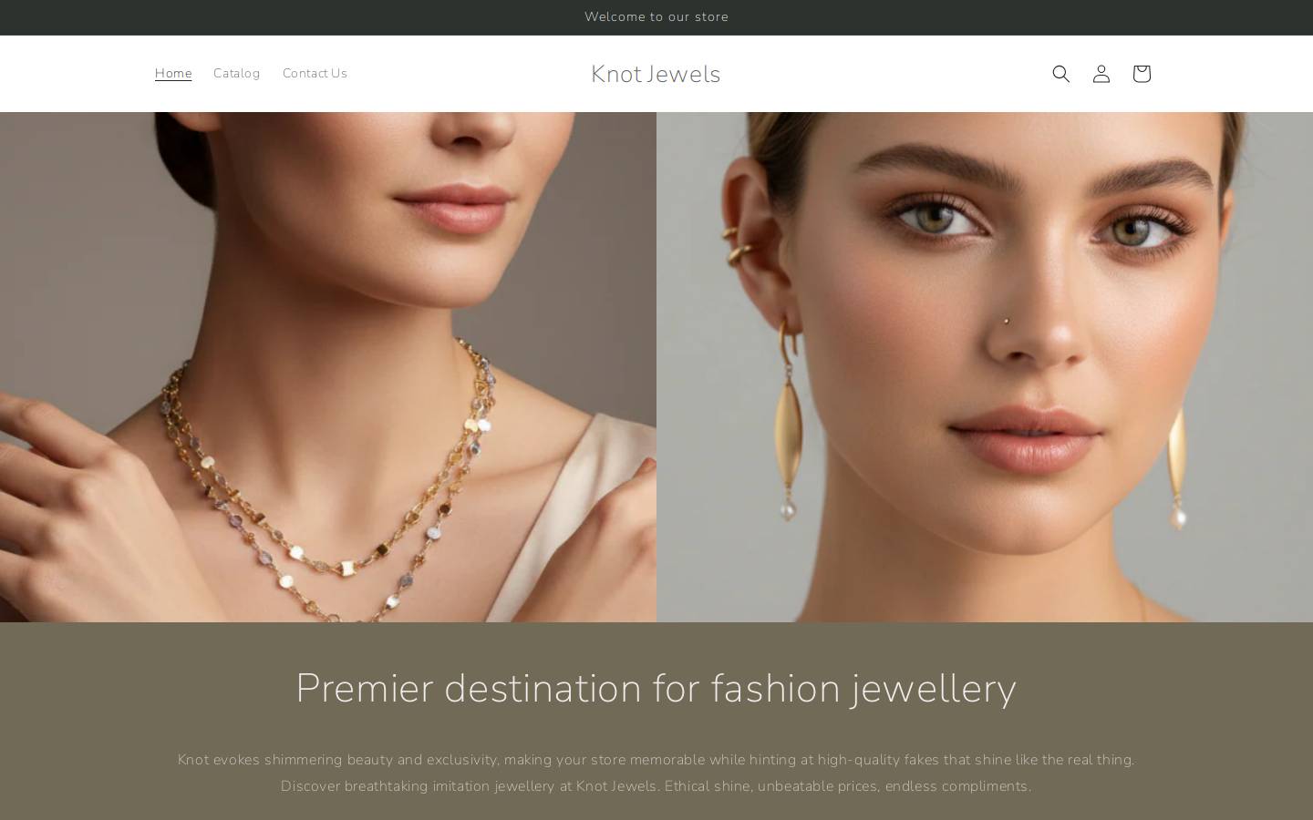 knotjewels.com homepage screenshot