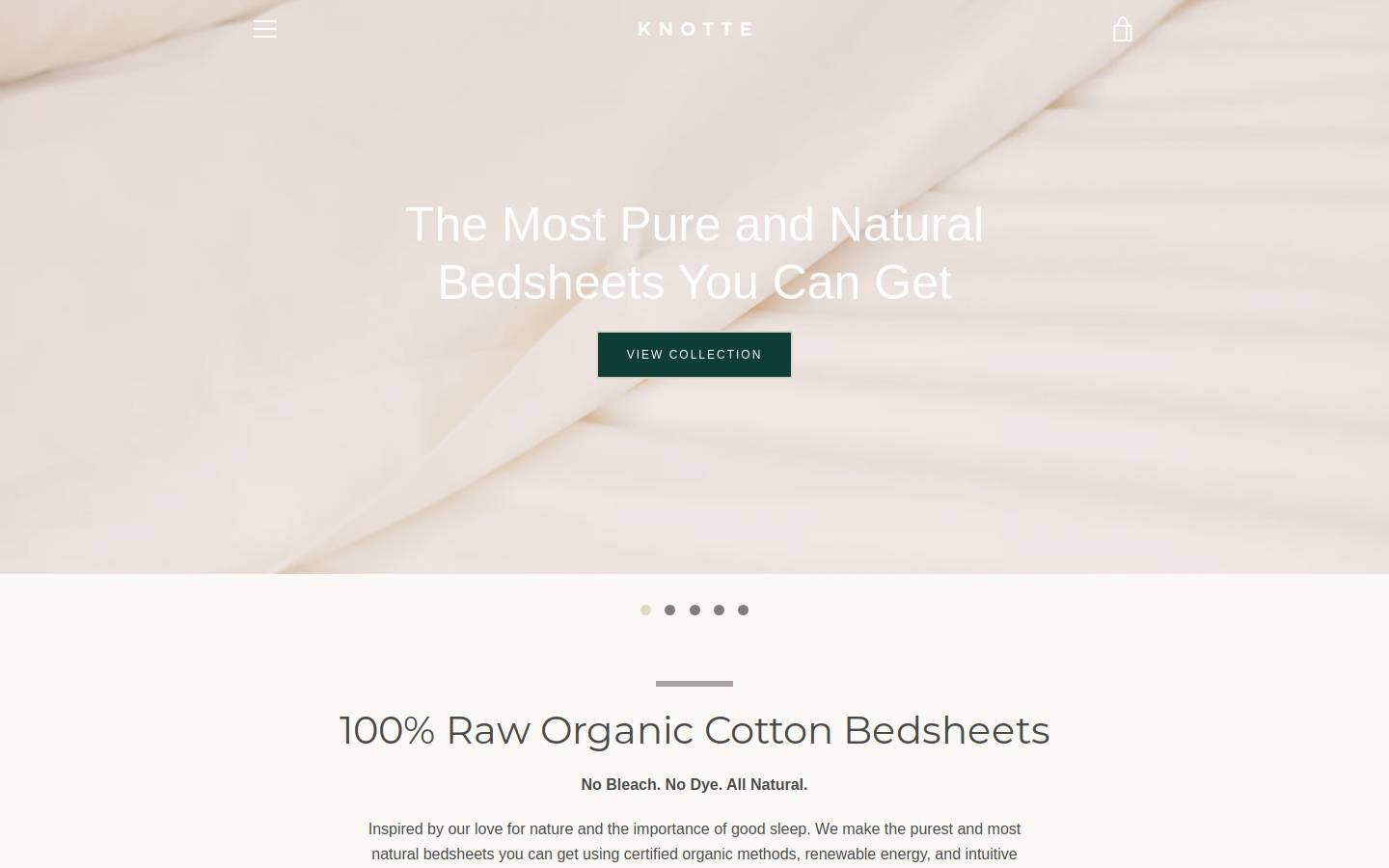 knotte.com homepage screenshot
