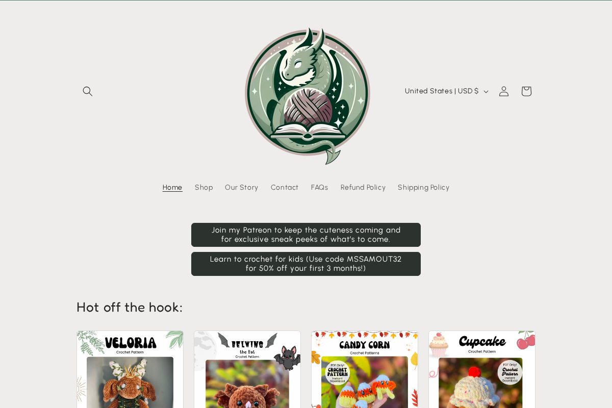 knottyfables.com homepage screenshot