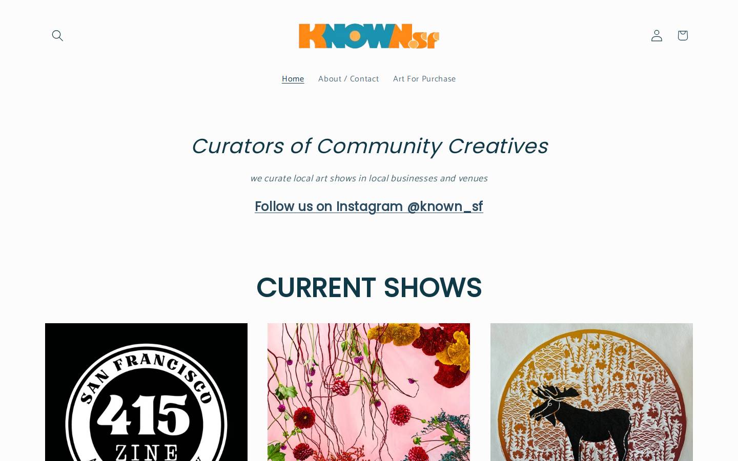 knownsf.com homepage screenshot