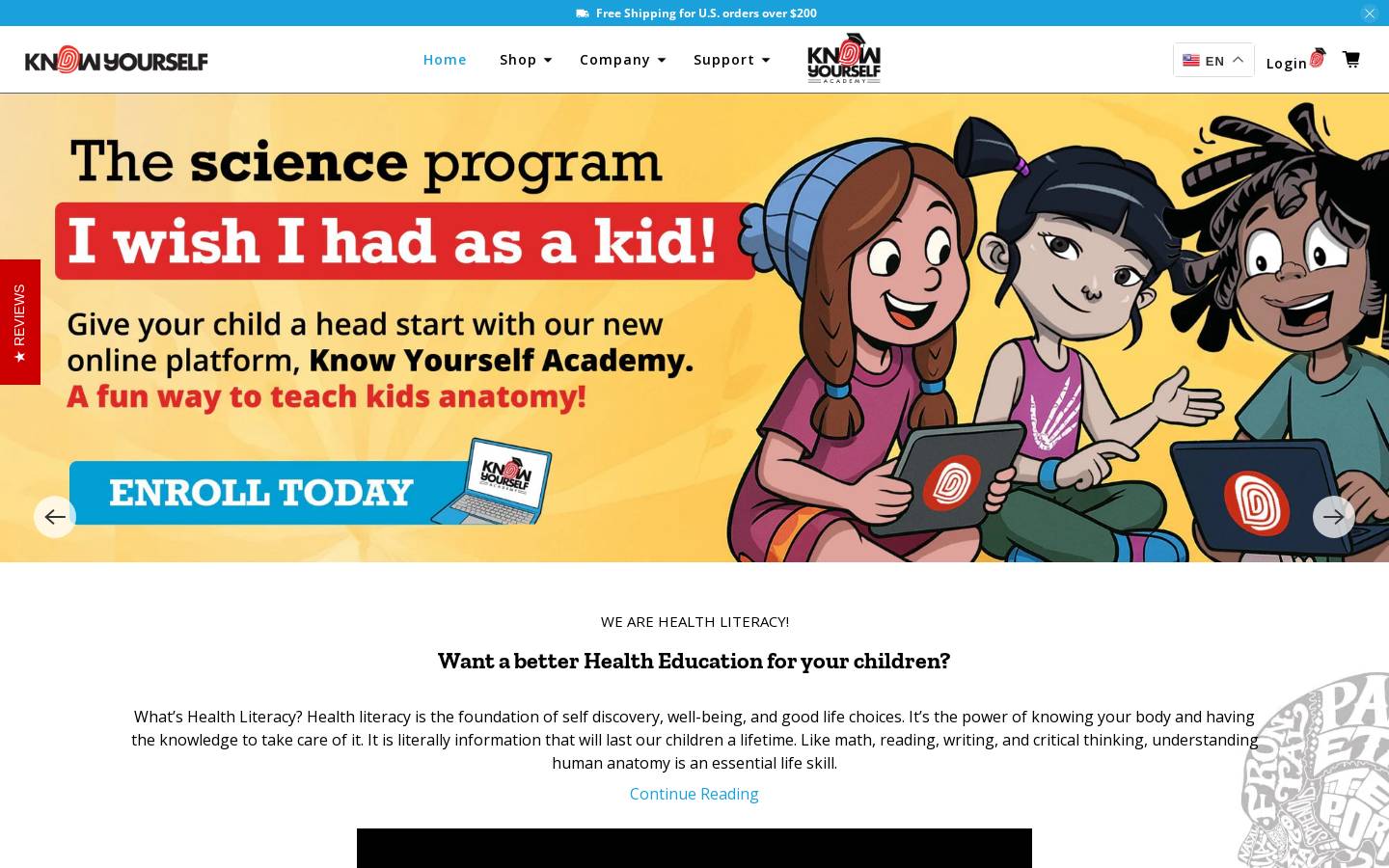 knowyourself.com homepage screenshot