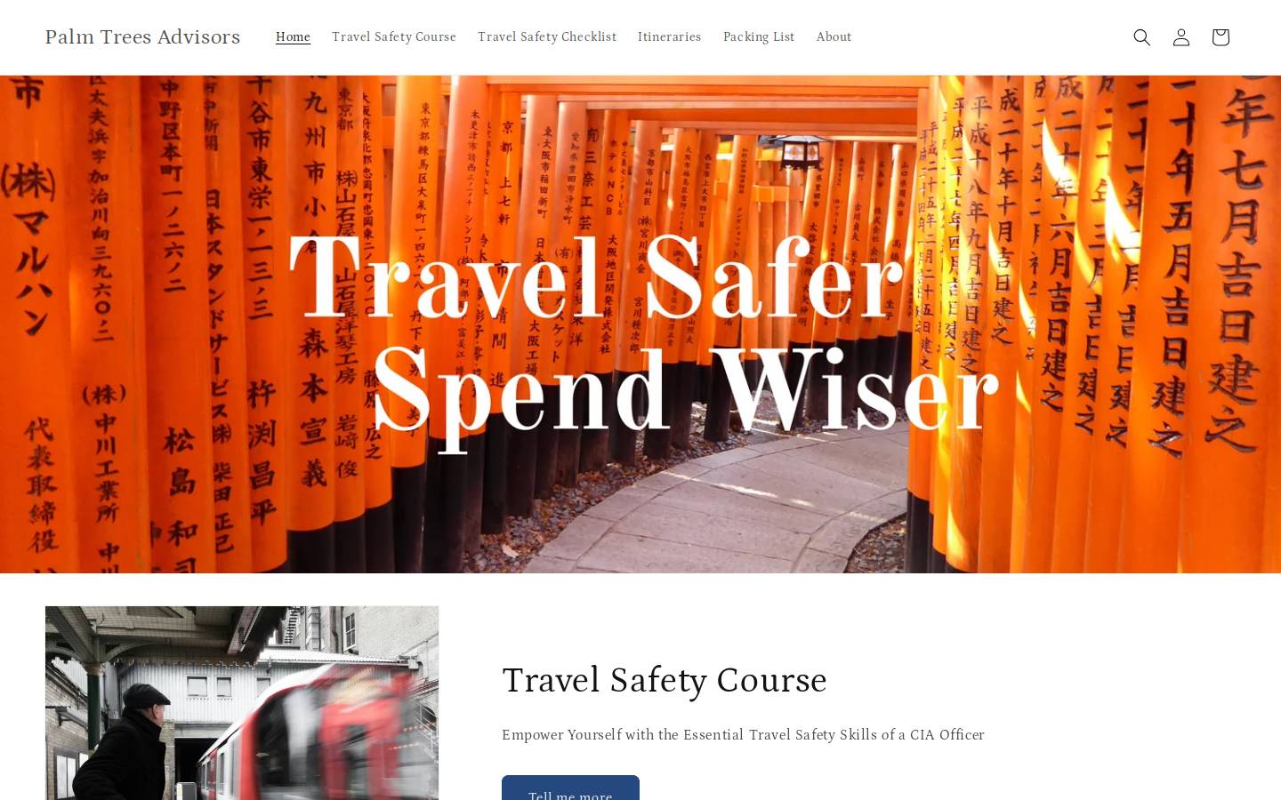 knowyourtravelcosts.com homepage screenshot