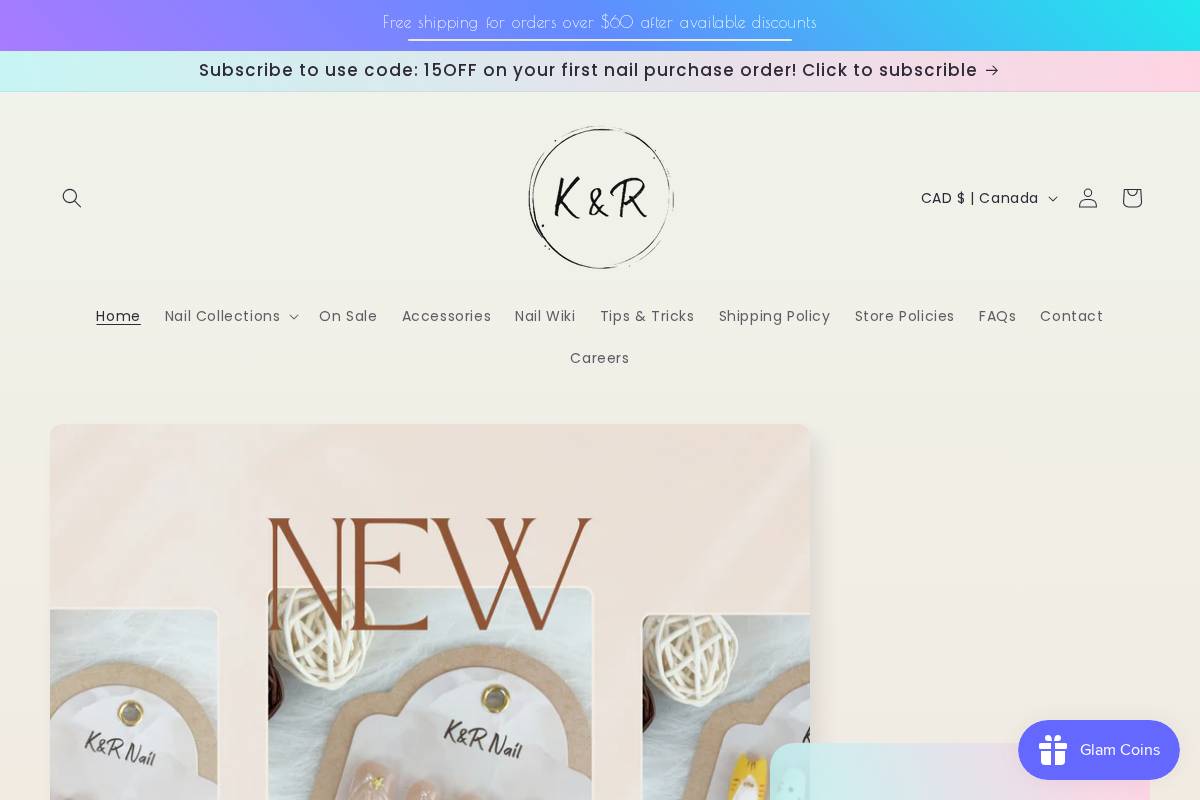 knrnail.com homepage screenshot