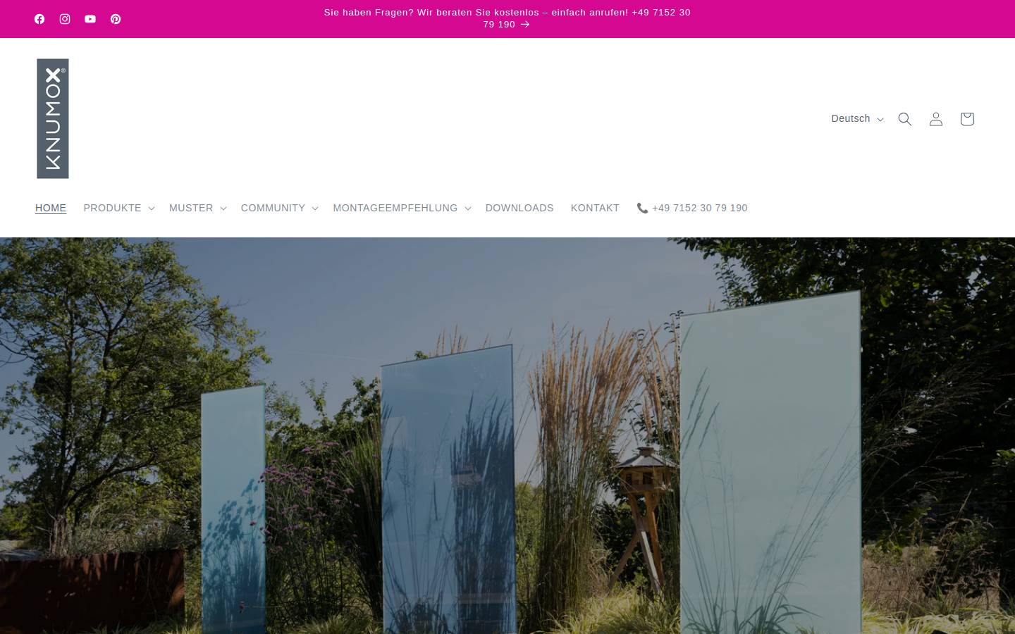 knumox.de homepage screenshot