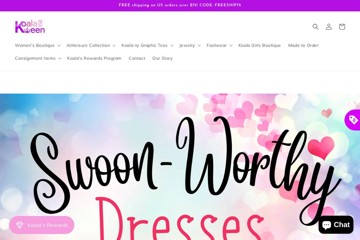 koalaandkween.com homepage screenshot