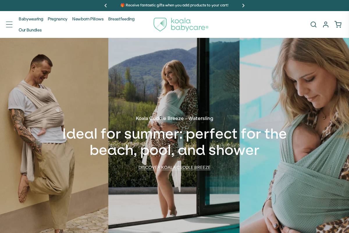 Koalababycare homepage screenshot
