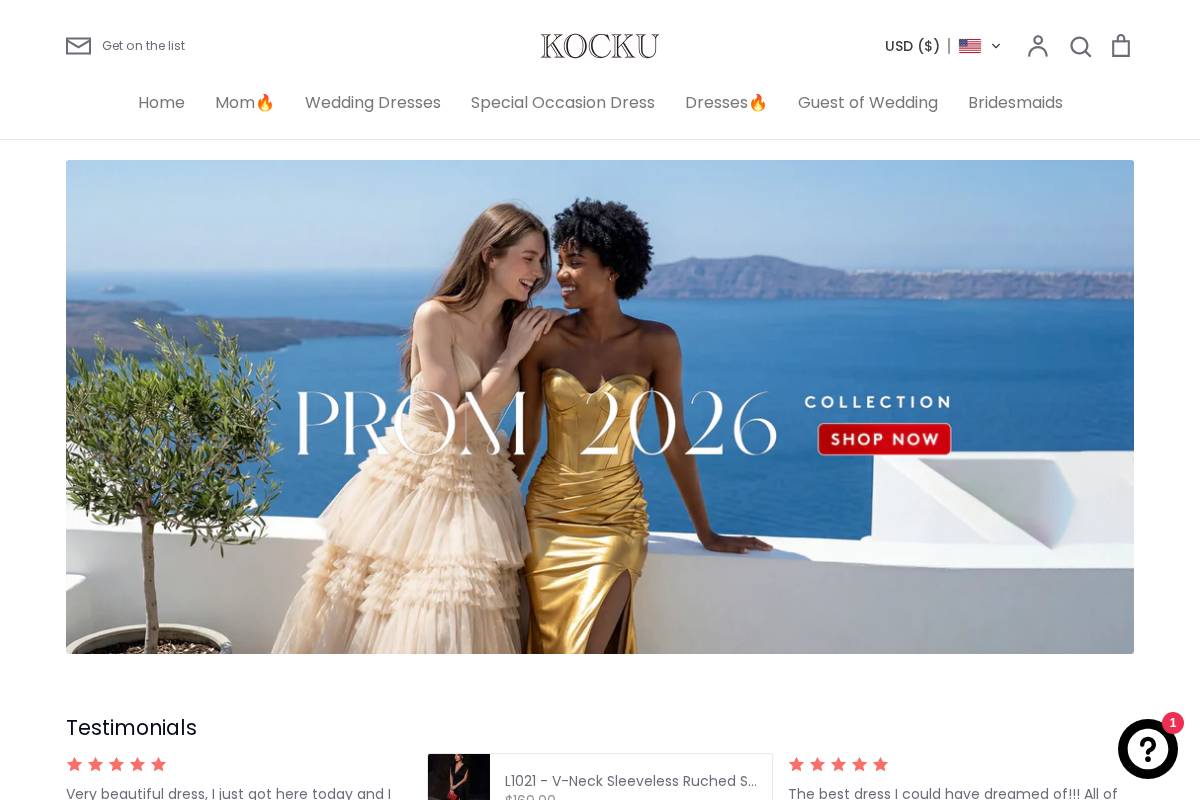 Kocku homepage screenshot