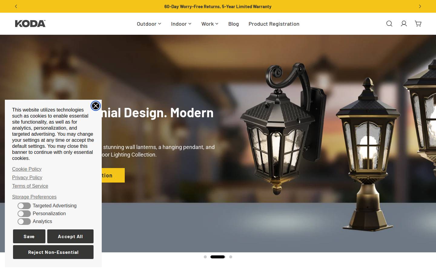 kodabuilt.com homepage screenshot