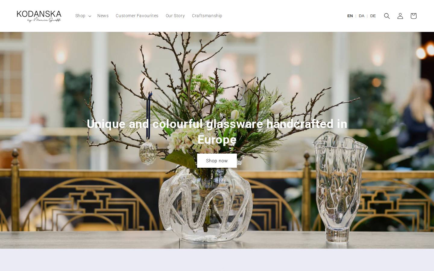 kodanska.com homepage screenshot