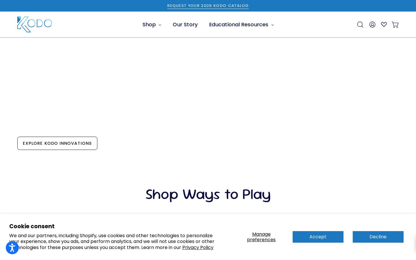 kodokids.com homepage screenshot