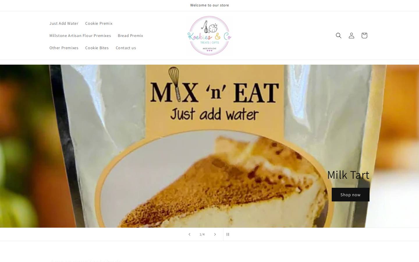 koekies-co.com homepage screenshot