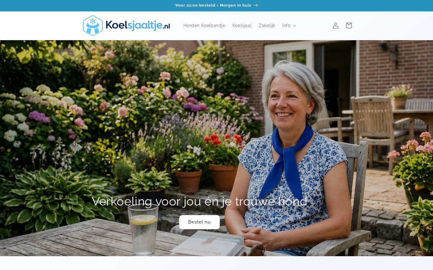 Koelsjaaltje homepage screenshot