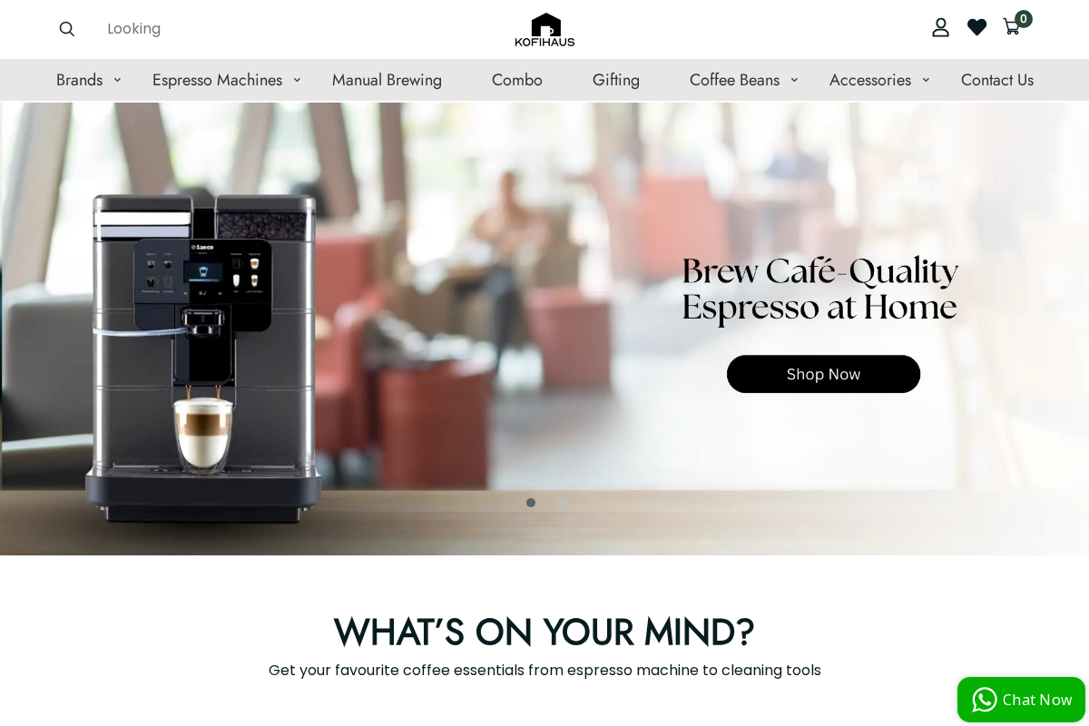 KOFIHAUS homepage screenshot