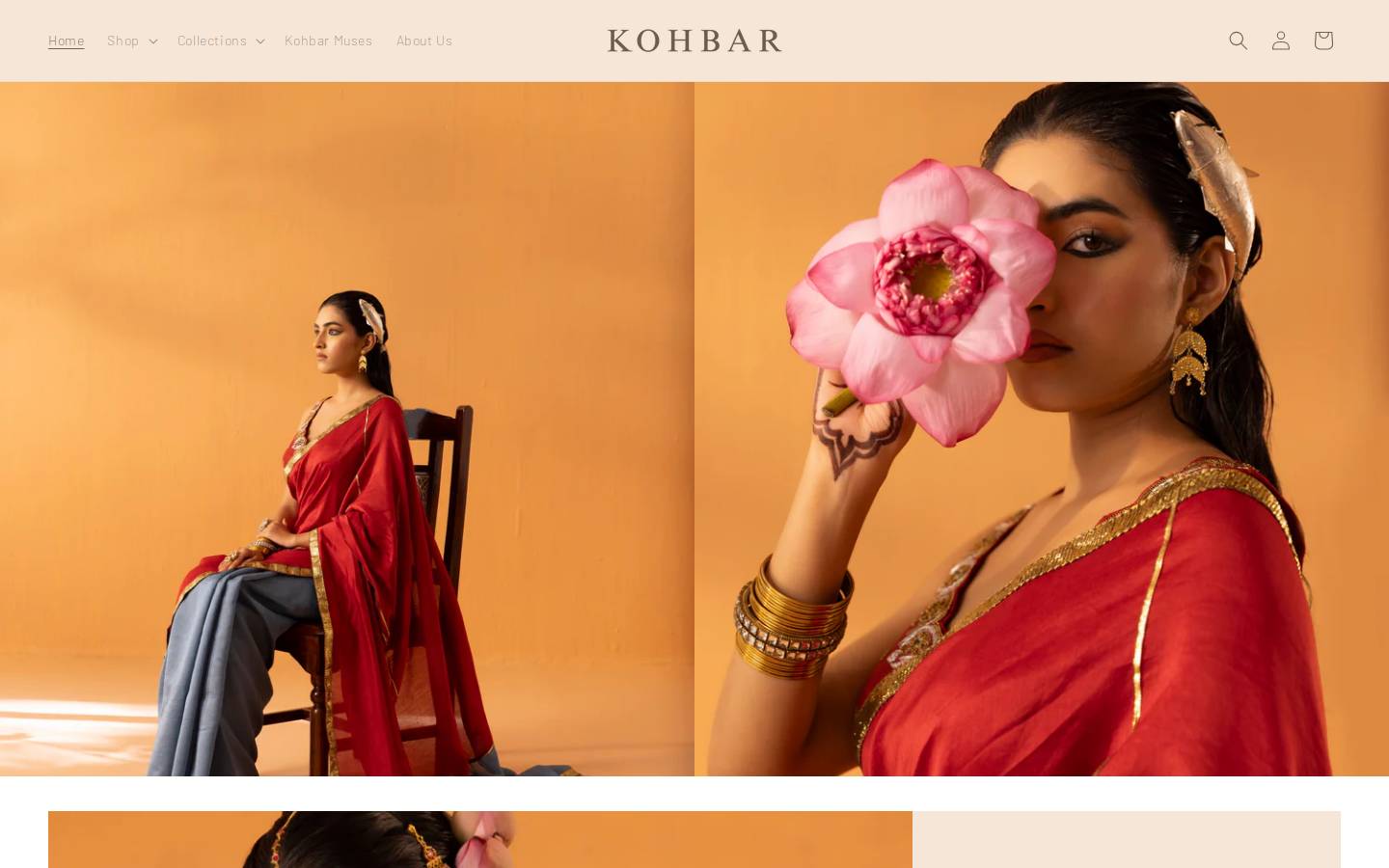 kohbar.in homepage screenshot