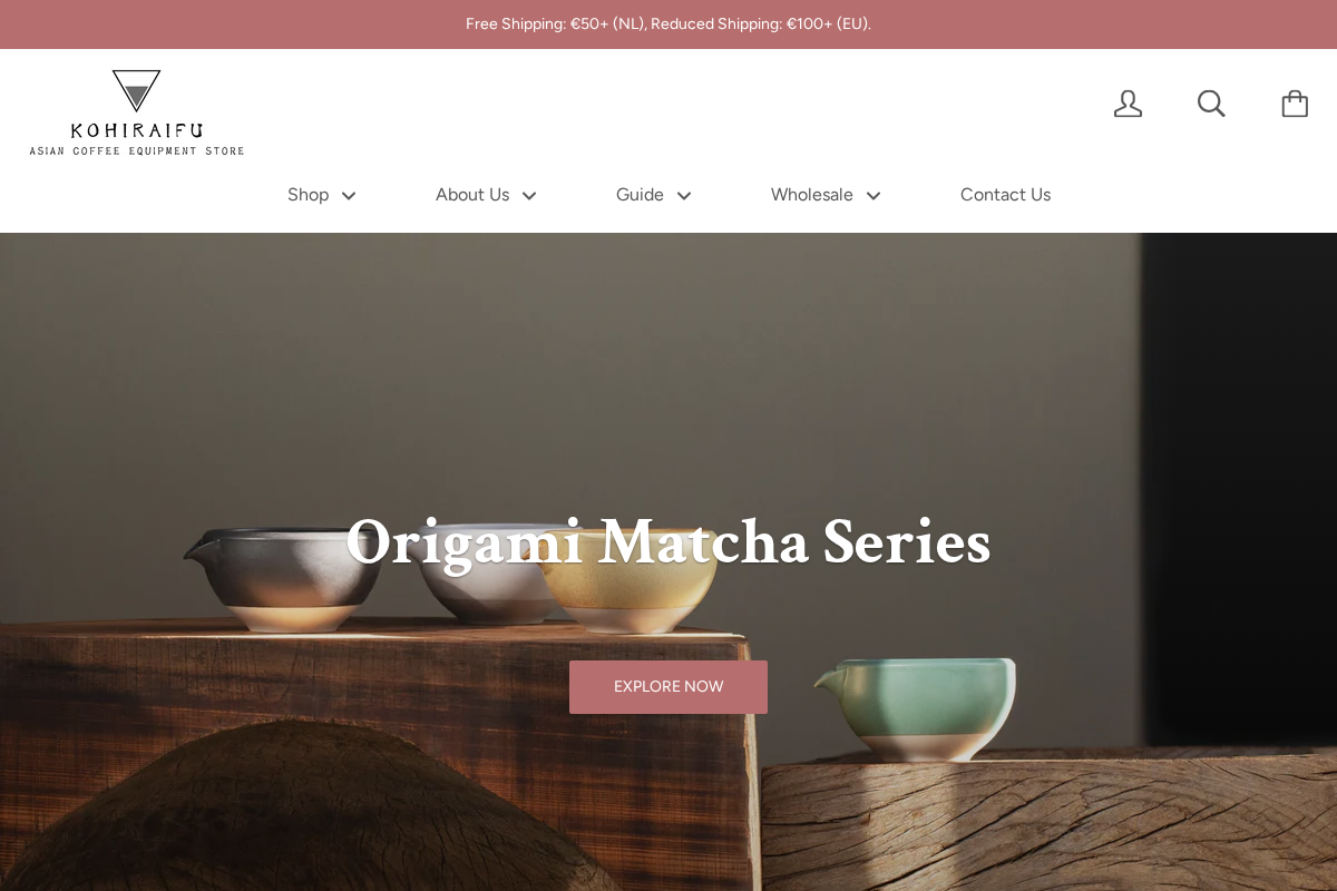 Kohiraifu 珈琲生活 homepage screenshot