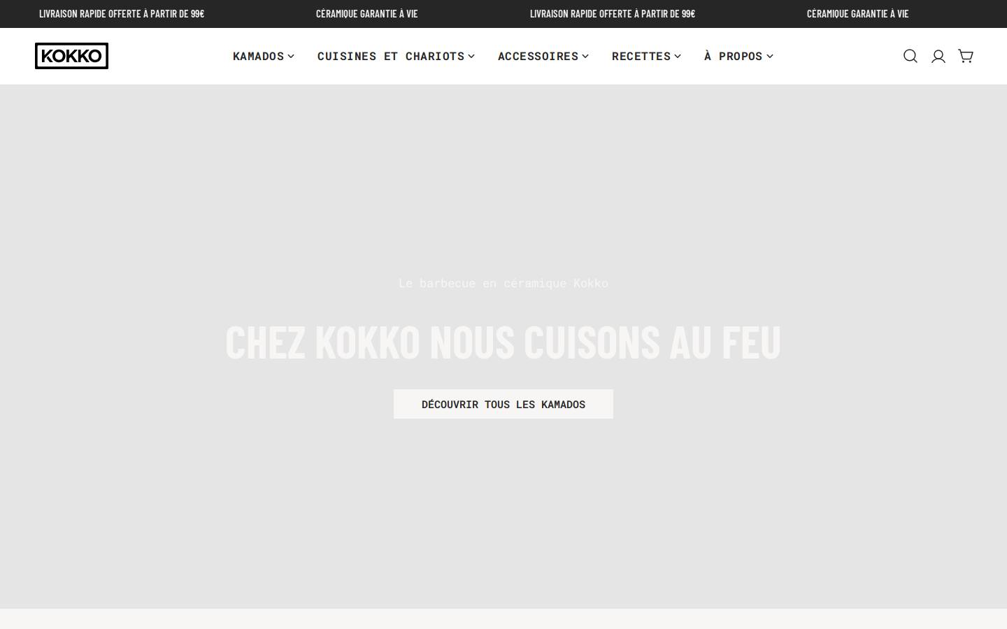 Kokko homepage screenshot