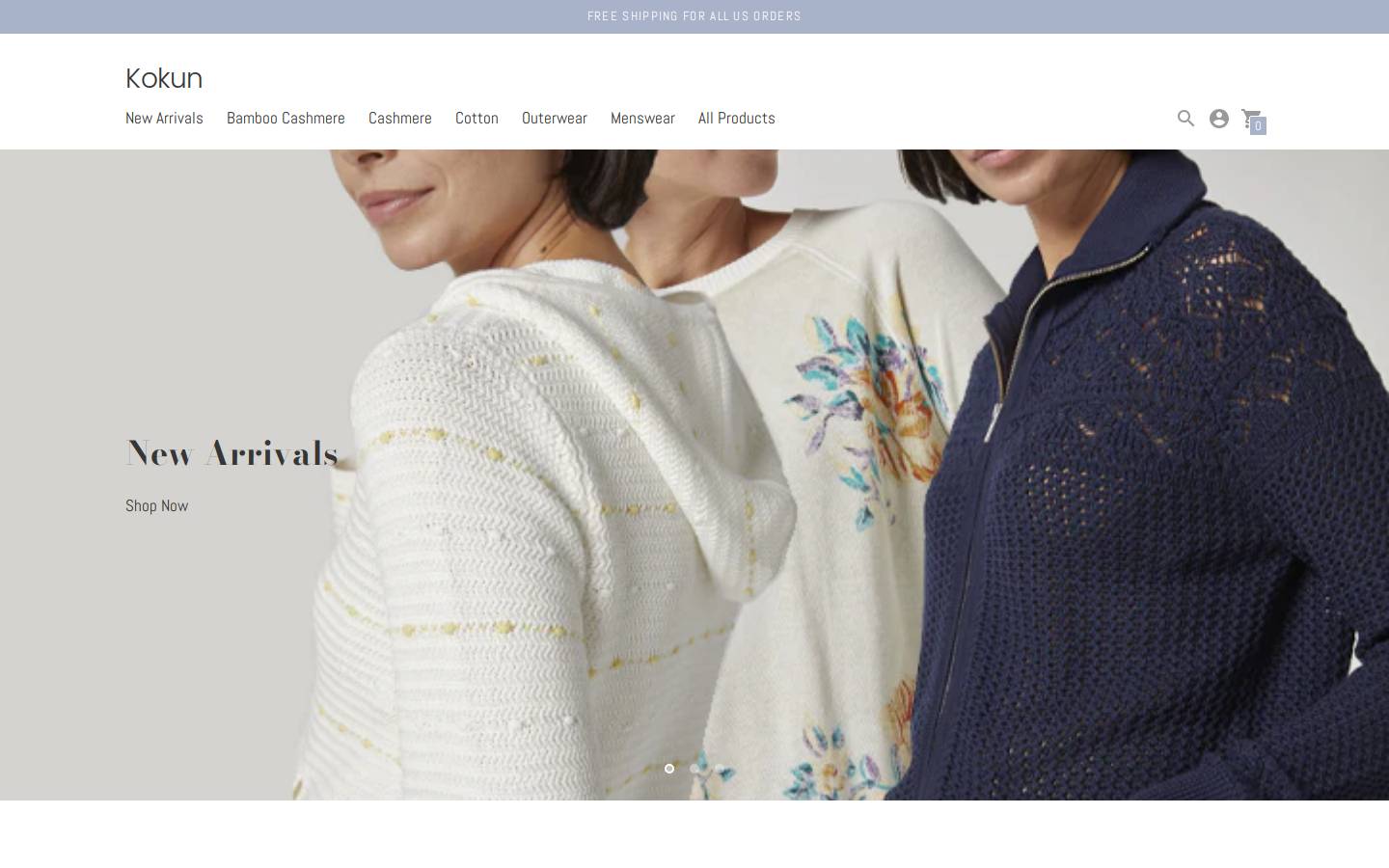 kokunnyc.com homepage screenshot
